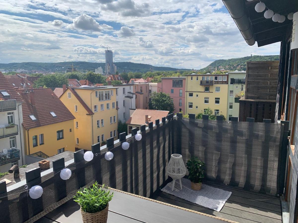 Apartment Skyline Of Jena, Luxurioes, Einzigartig, Free Wifi, Parkplatz, Klimatisiert, Zentral Exteriér fotografie