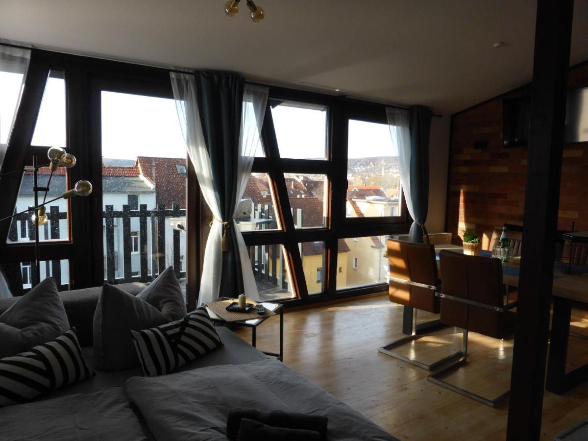 Apartment Skyline Of Jena, Luxurioes, Einzigartig, Free Wifi, Parkplatz, Klimatisiert, Zentral Exteriér fotografie